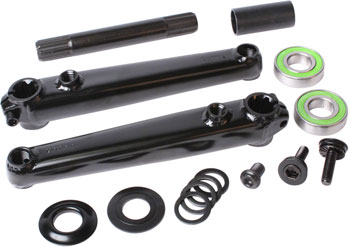 Sunday Saker V2 Cranks with BB 175mm Black SET BMX Crankset