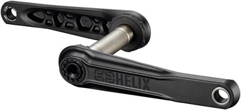 e*thirteen Helix Core Crankset - 175mm, 73mm, 24mm Spindle with e*thirteen P3 Connect Interface, Black EA Crankset