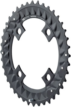Shimano Deore M6000 40T Chainring - 10 Speed, 96mm BCD, for 40-30-22T Set Black EA Chainrings