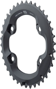 Shimano Deore FC-M6000 Chainring - 36t, 10-Speed, 96mm Asymmetric BCD, for 36-26t Set Black EA Chainrings
