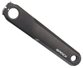 SAMOX E3 SH Ebike Crank Arm Set - 165mm, E8000/E7000 (Hollowtech II Spindle), 13mm offset, Black EA Ebike Crankset