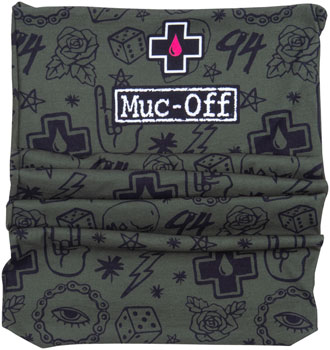 Muc-Off Lightweight Neck Gaiter - Green Punk PAA Neck Gaiters