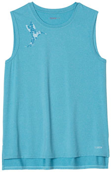 Terry Tech Tank - Horizon Blue Hummingbird, Medium Horizon Blue Hummingbird EA Cycling Jerseys