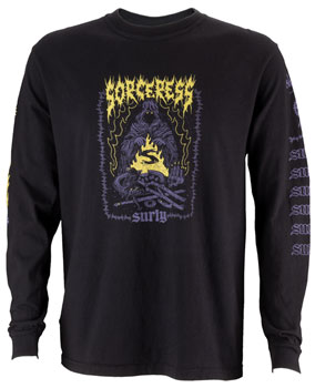 Surly Sorceress Long Sleeve Shirt, Black - 3X-Large Black EA Shirts