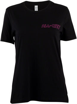 All-City Night Claw Women's T-Shirt - Black, Blue/ Green, Magenta, Medium Black EA Shirts