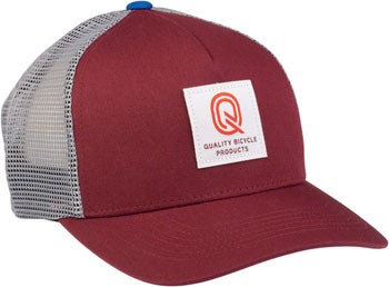 QBP Brand Logo Patch Hat - Maroon/Royal/Gray, Adjustable Maroon/Royal/Gray EA