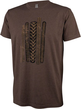 QBP Brand Tread Lightly T-Shirt - Men's, Brown/Black/Light Tan, Medium Brown/Black/Light Tan EA