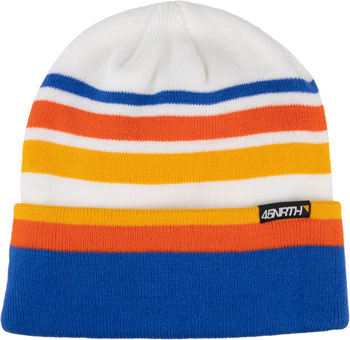 45NRTH Dawning Beanie - Yellow/Orange/Blue, One Size Goldenrod/Orange/Royal EA Caps and Beanies