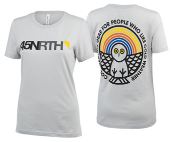 45NRTH Winter Wonder T-Shirt - Women's, Gray, X-Large Gray EA Shirts