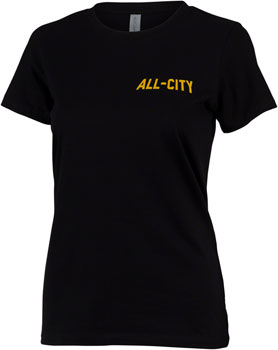 All-City Club Tropic Women's T-Shirt - Black, X-Large Black EA Shirts