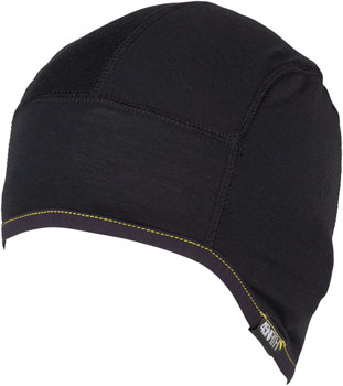 45NRTH 2023 Stavanger Lightweight Wool Cycling Cap - Black, Small/Medium Black EA Caps and Beanies