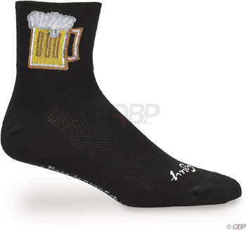 SockGuy Classic Beverage Socks - 3", Black, Large/X-Large Bevy PAA Socks