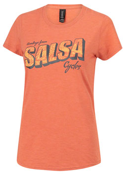 Salsa Wish You Were Here T-Shirt - Women's, Orange, X-Large Orange EA Shirts