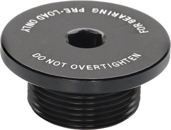 Surly Bearing Pre-Load Cap Black Non-Drive Crank Bolt EA Crank Arm Fixing Bolt