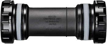 Shimano Deore XT BB-MT801 English Bottom Bracket - English (BSA), 68/73mm, Fits Hollowtech II Spindle, Black EA Bottom Brackets