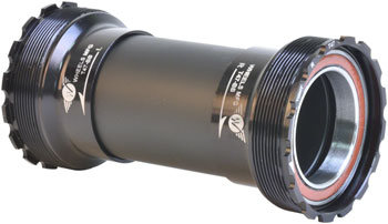 Wheels Manufacturing T47 Inboard Bottom Bracket with Angular Contact Bearings for 30mm Spindles, Fits B.B. shells 68mm to 132mm EA Bottom Brackets