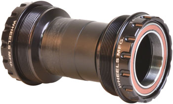 Wheels Manufacturing T47 Outboard Bottom Bracket with Angular Contact Bearings for 30mm Spindles, Fits B.B. shells 68mm to 100mm EA Bottom Brackets