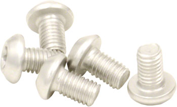 Wolf Tooth CAMO Chainring Bolt Kit, Silver EA Chainring Bolts