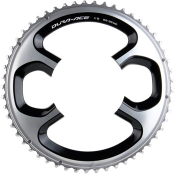 Shimano Dura-Ace 9000 52t 110mm 11-Speed Chainring for 36/52t Silver/Black EA Chainrings