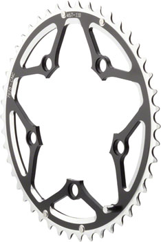 MSW Multi Speed 48t x 110mm Outer Chainring Black EA Chainrings
