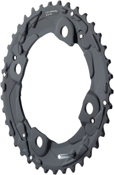 Shimano Deore FC-M615 38T Chainring (to be paired with 24t) Black EA Chainrings