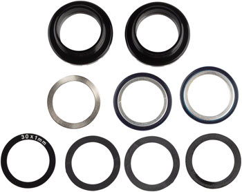Enduro Italian Bottom Bracket - Italian Threaded, For 30mm Spindles, Angular Contact Bearings, Black EA Bottom Brackets