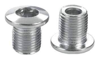Sugino Impel 9mm Inner Chainring Bolt Set of 5, Steel Silver SET Chainring Bolts