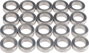 Wheels Manufacturing 3.0mm Aluminum Chainring Spacer Bag/20 BAG Chainring Spacers