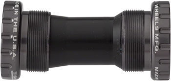 Wheels Manufacturing BSA Bottom Bracket - Shimano MTB, ABEC-3 Bearings, Gray Cups EA Bottom Brackets