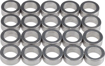 Wheels Manufacturing 5.0mm Aluminum Chainring Spacer Bag/20 BAG Chainring Spacers