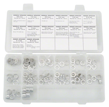Wheels Manufacturing Small Chainring Spacer Kit, 120 Pieces SET Chainring Spacers