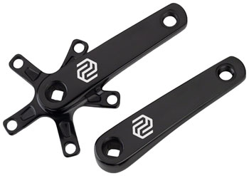 Promax SQ-1 Crank Arm Set - 150mm, Square Taper JIS Spindle Interface, 110mm BCD, Black EA BMX Crankset