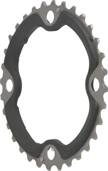 Shimano XTR FC-M980 10-Speed Chainring - 32t, 104 BCD, 4-Bolt, AE Black/Silver EA Chainrings