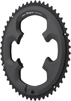 Shimano Tiagra FC-4700 Chainring - 52t, 110 BCD Asymmetric, Black EA Chainrings