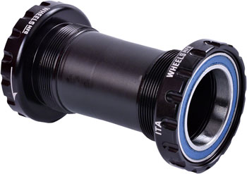 Wheels Manufacturing Italian Bottom Bracket - 30mm Spindle, ABEC 3, Black EA Bottom Brackets
