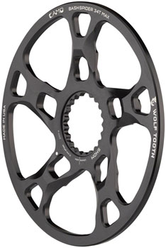 Wolf Tooth CAMO BashSpider for Shimano - M5 Boost, 52mm Chainline, 3mm Offset Black EA Crank Spider