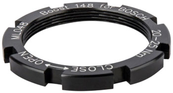 Full Speed Ahead eBike Lockring for Bosch - Boost148, Anodized Black EA Ebike Motor Parts
