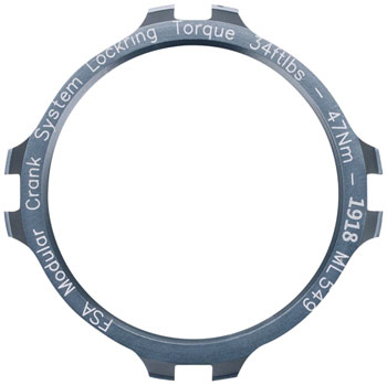 Full Speed Ahead ML549 Modular Crank Lockring Gray EA Crank Spider