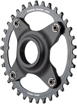 Shimano STEPS SM-CRE80 Chainring without Chainguide, 50mm Chainline, 34t Black EA Ebike Chainrings and Sprockets