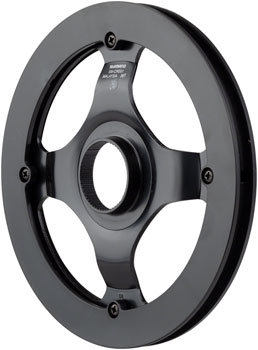 Shimano STEPS SM-CRE61 Chainring with Single Chainguide, 44t Black EA Ebike Chainrings and Sprockets