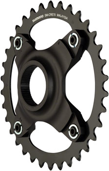 Shimano STEPS SM-CRE70-B Chainring without Chainguide, 53mm Boost Chainline, 34t Black EA Ebike Chainrings and Sprockets