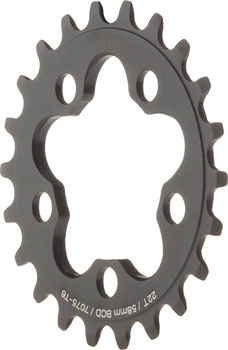 MSW Chainring - 22T, 58mm BCD, Inner, Black EA Chainrings