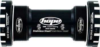 Hope BSA30 Threaded Bottom Bracket - 68/73/83/100/120mm, For 30mm Spindle, Stainless, Black EA Bottom Brackets