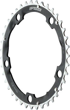 Full Speed Ahead Pro Road Triple Chainring - 39t, 130 BCD, Aluminum, S-10, Black EA Chainrings