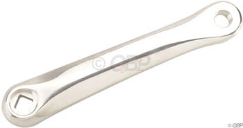Sugino XD 175mm Left Square Taper Crank Arm: Silver EA Left Crank Arm