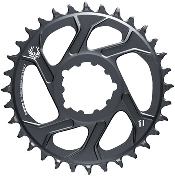 SRAM 30T X-Sync 2 Direct Mount Eagle Chainring 3mm Boost Offset, Lunar Gray EA Direct Mount Chainrings
