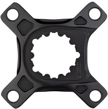 Promax Direct Mount Crank Spider - 104 BCD, 4-Bolt, SRAM 3-Bolt Mount Style, For Use w/Promax CK-1 Carbon Cranks Only, Black EA Crank Part