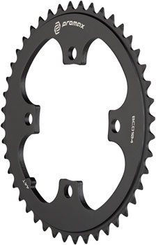Promax 4-Bolt Chainring - 44t, 104 BCD, Black EA Chainrings