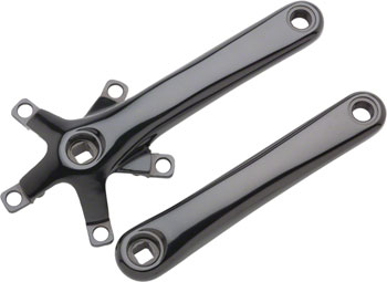 Dimension 110 Crankset - 175mm, 110/74 BCD, Square Taper JIS Spindle Interface, Black EA Crankset