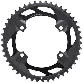 Shimano FC-RX600-11 Chainring - 46t, 110 BCD, For 2x11, Black EA Chainrings